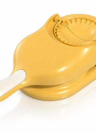 Portable Manual Dumpling Maker with Pressing Mold, Food Grade PP Dough Skin Press, 28.5 cm Kitchen Tool