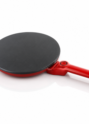800W Electric Crepe Maker, 24 cm Non-Stick Plate, Handheld Pancake and Wrap Maker
