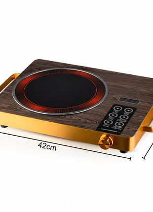 Single Electric Infrared Hot Plate, Portable Ceramic Cooking Hob