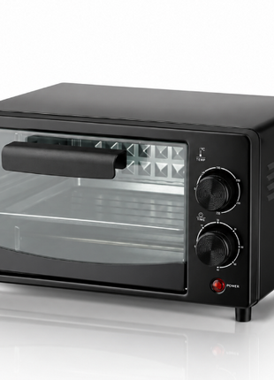 7.0 L Electric Oven, 600 W Compact Countertop Oven with Timer, Temperature Control & Glass Door