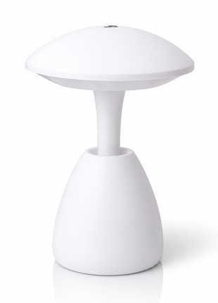Rechargeable LED Mushroom Table Lamp with Touch Control, 3 Light Modes, 3000K-7000K, 1200mAh Battery