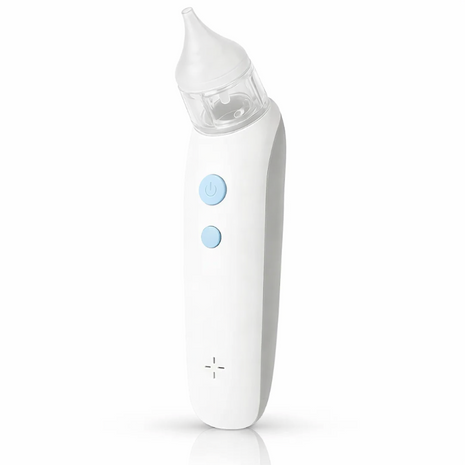 Electric Nasal Aspirator for Babies – 3-Level Suction + Silicone Tip + Built-In Music – USB Rechargeable