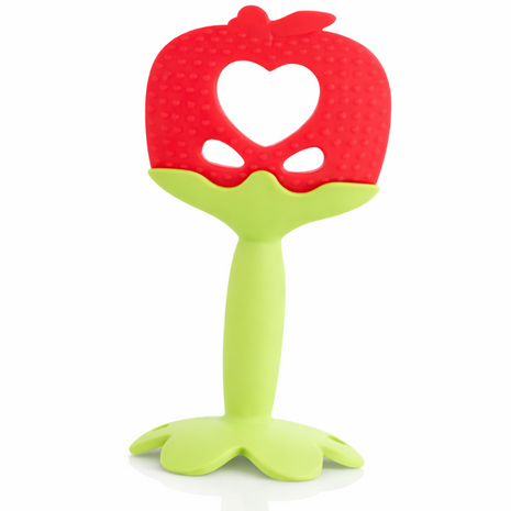Fruit-Shaped Silicone Baby Teether for 3–12 Months – BPA-Free Soft Gum Toy