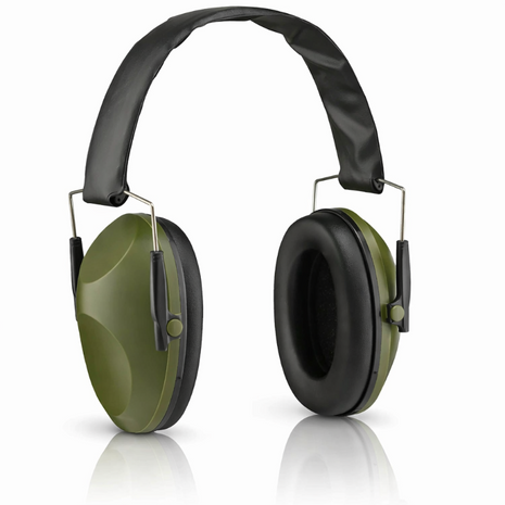 Noise Cancelling Ear Muffs– Foldable Hearing Protector with Foam Padding