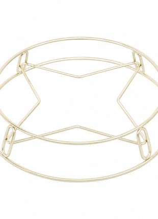 Stainless Steel Pot Stand Set – Dual-Sided Heatproof Racks 19.6cm & 26cm – Countertop Cookware Risers for Pans & Lids