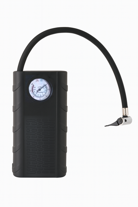 Portable Vehicle Inflator 130W Compact 12V Tire Pump with Built-in Pressure Gauge – Lightweight Travel Size
