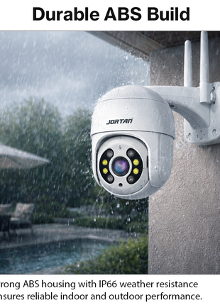 Wireless PTZ Security Camera System with Monitor, 1080p 2MP, 8 Cameras, Two-Way Audio, Color Night Vision, IP66 Wi-Fi NVR