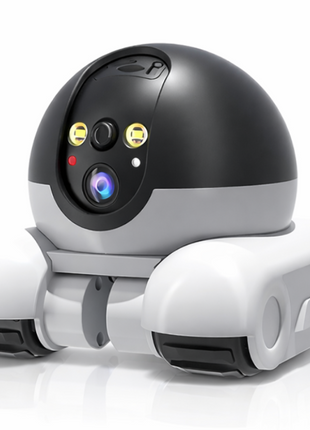 Dual Lens WiFi Pet Robot Camera 2MP App Control 360°