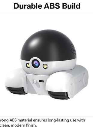 Dual Lens WiFi Pet Robot Camera 2MP App Control 360°