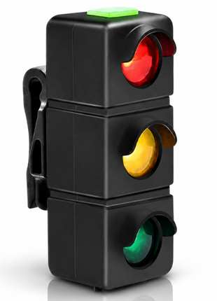 USB Rechargeable Bicycle Tail Light – Red, Yellow & Green Modes, Seatpost Strap Mount