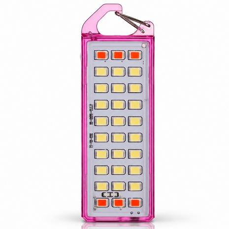 USB-C Rechargeable LED Keychain Flashlight IP65 Red Light