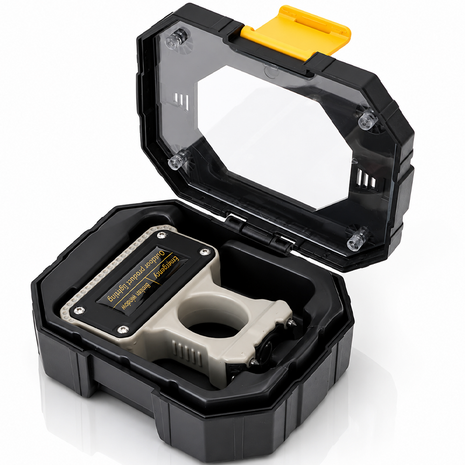 Self-Defense LED Flashlight – Rechargeable Tactical Torch with Built-In Stun Function & Carry Case