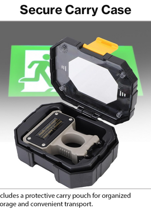 Self-Defense LED Flashlight – Rechargeable Tactical Torch with Built-In Stun Function & Carry Case