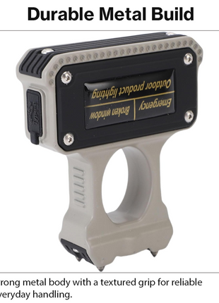 Self-Defense LED Flashlight – Rechargeable Tactical Torch with Built-In Stun Function & Carry Case