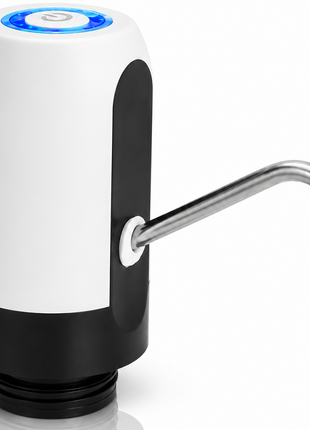 Automatic Bottle Water Dispenser White USB Rechargeable Pump