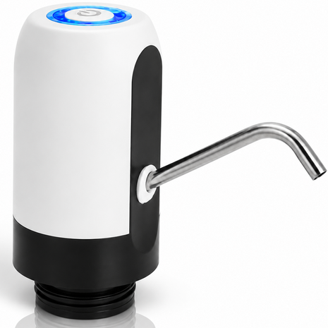 Automatic Bottle Water Dispenser White USB Rechargeable Pump
