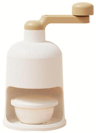Portable Manual Ice Shaver & Hand-Cranked Ice Crusher for Slushies, Shaved Ice, Snow Cones & Cold Drinks