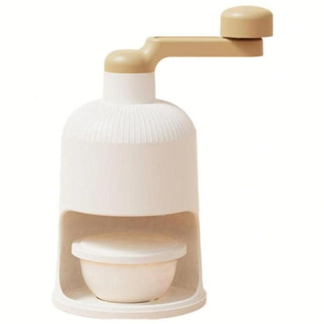 Portable Manual Ice Shaver & Hand-Cranked Ice Crusher for Slushies, Shaved Ice, Snow Cones & Cold Drinks