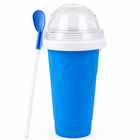 Frozen Magic Squeeze Cup Slushie Maker DIY Smoothie Freezer Cup