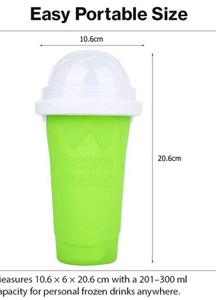 Frozen Magic Squeeze Cup Slushie Maker DIY Smoothie Freezer Cup