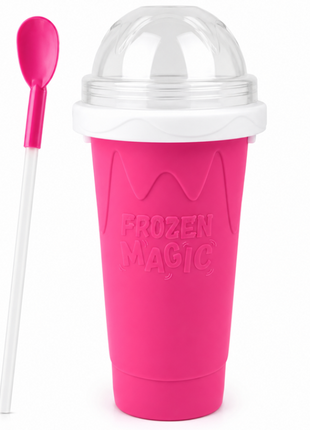 Frozen Magic Squeeze Cup Slushie Maker DIY Smoothie Freezer Cup