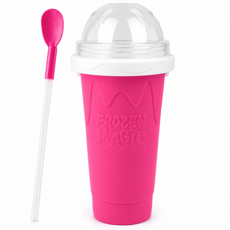 Frozen Magic Squeeze Cup Slushie Maker DIY Smoothie Freezer Cup