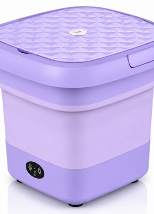 6.5L Foldable Portable Washing Machine 12V IPX4 Mini Washer