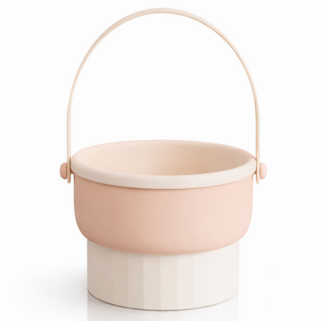 Silicone Makeup Brush Cleaner Bowl with Drying Holder