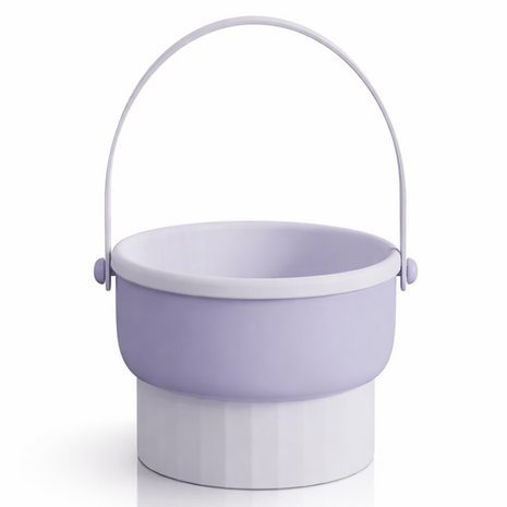 Silicone Makeup Brush Cleaner Bowl with Drying Holder