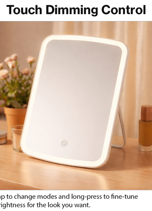 Portable LED Travel Makeup Mirror | 3 Modes Rechargeable