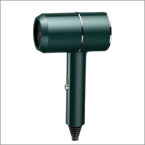 Mini Foldable Travel Hair Dryer 800W Compact DC Motor Dual Speed Dual Heat-240V Portable with Concentrator Nozzle