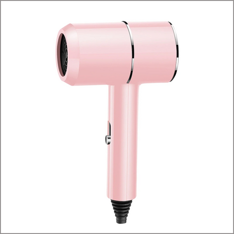Mini Foldable Travel Hair Dryer 800W Compact DC Motor Dual Speed Dual Heat 240V-Portable with Concentrator Nozzle
