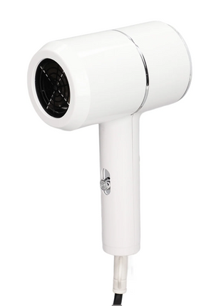 Mini Foldable Travel Hair Dryer 800W Compact DC Motor Dual Speed Dual Heat 240V Portable with Concentrator Nozzle
