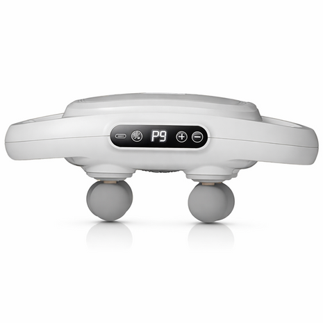 4-Head Percussion Massage Gun, 12W Deep Tissue Massager, USB-C Rechargeable, 20 Speeds, 6 Modes, LCD Display, 120 min Battery
