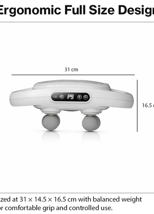 4-Head Percussion Massage Gun, 12W Deep Tissue Massager, USB-C Rechargeable, 20 Speeds, 6 Modes, LCD Display, 120 min Battery