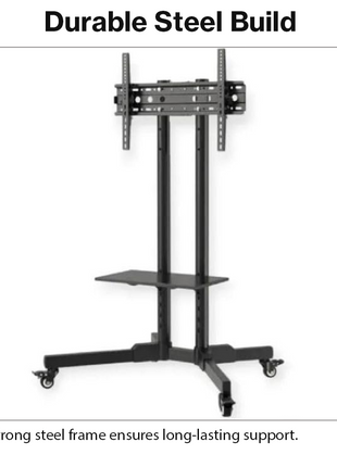Mobile TV Trolley Stand with Wheels