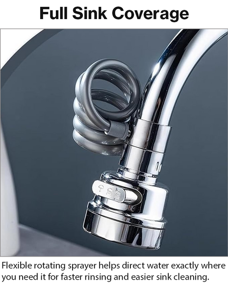 Kitchen Faucet Sprayer Extension 3 Mode Water Saving Tap