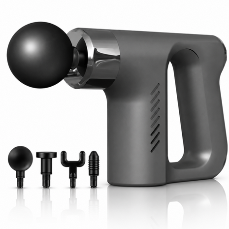Ultra Mini Speed Deep Tissue Massage Gun with 4 Heads.