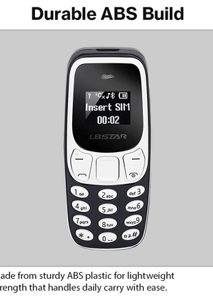 Dual SIM Mini Mobile Phone 0.66" Screen GSM Standalone Phone