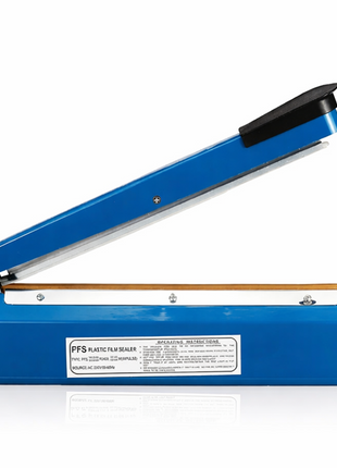 Plastic Film Sealer 300mm – Metal Body Heat Bag Sealer with Adjustable Timer – Blue