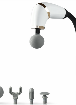 Deep Tissue Massage Gun with LCD Display, 4 Interchangeable Heads, 3 Modes & 6 Speeds up to 3000 RPM, USB-C Rechargeable Handheld Percussion Massager