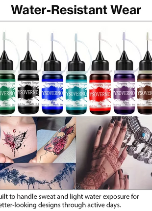 Semi-Permanent Tattoo Cream 30g – Plant-Based Waterproof Body Art Ink – Hand-Crafted, Sweat-Resistant, Easy to Apply