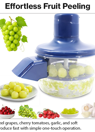 Electric Automatic Grape & Cherry Tomato Peeling Machine USB Rechargeable Stainless Steel Fruit Peeler