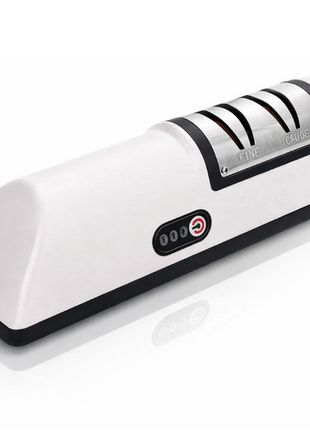 Cordless Electric Knife Sharpener 3 Speed USB Rechargeable 5W Lithium Battery Stainless Steel Angle Guide Sharpener