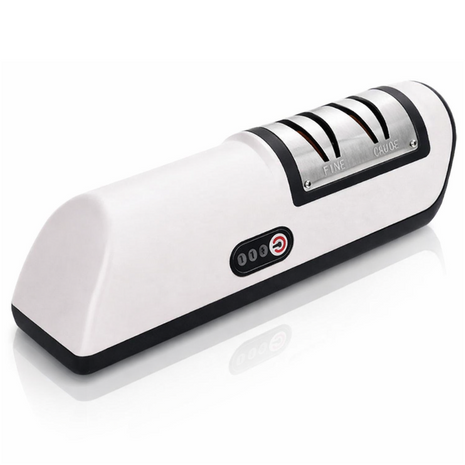 Cordless Electric Knife Sharpener 3 Speed USB Rechargeable 5W Lithium Battery Stainless Steel Angle Guide Sharpener