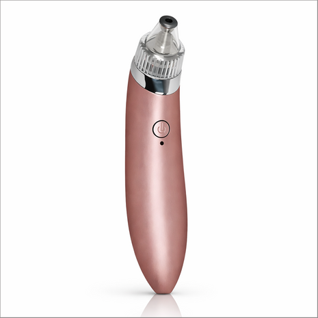 USB Rechargeable Acne Pore Cleaner with 4 Probes, 5 Levels, LED