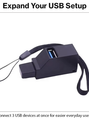 USB 3.0 HUB Adapter Extender Mini Splitter Box 3 Ports for PC Laptop Mobile Phone High Speed U Disk Reader