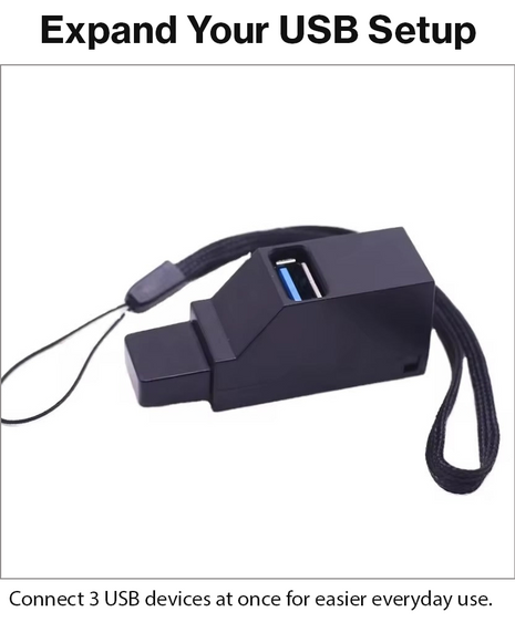 USB 3.0 HUB Adapter Extender Mini Splitter Box 3 Ports for PC Laptop Mobile Phone High Speed U Disk Reader
