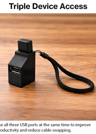 USB 3.0 HUB Adapter Extender Mini Splitter Box 3 Ports for PC Laptop Mobile Phone High Speed U Disk Reader