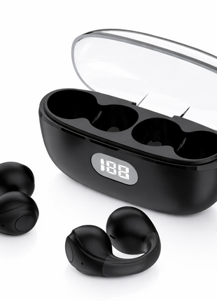 Wireless Bluetooth Earphones 10mm Drivers Plastic Noise Cancelling Touch Control